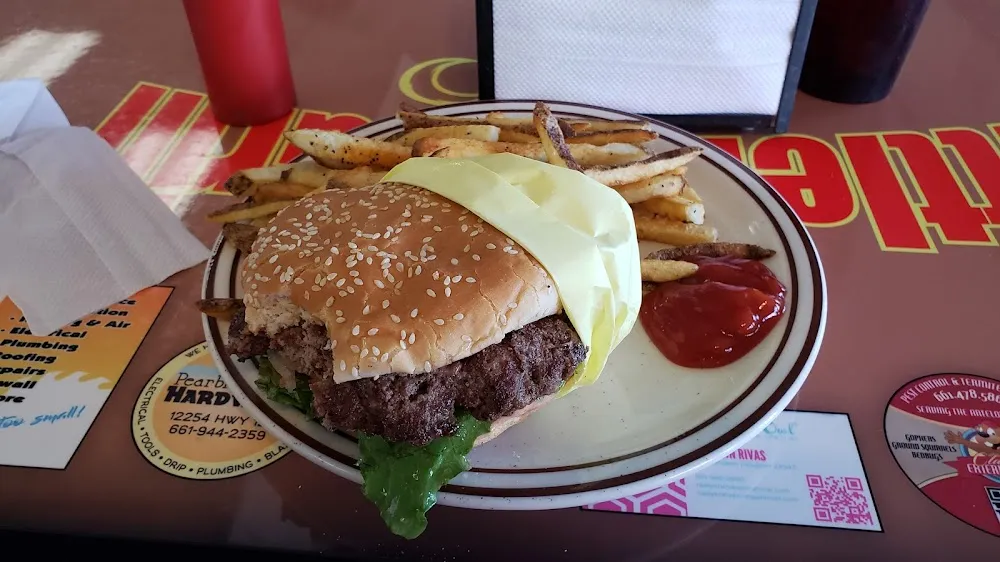 Hamburger and Fries