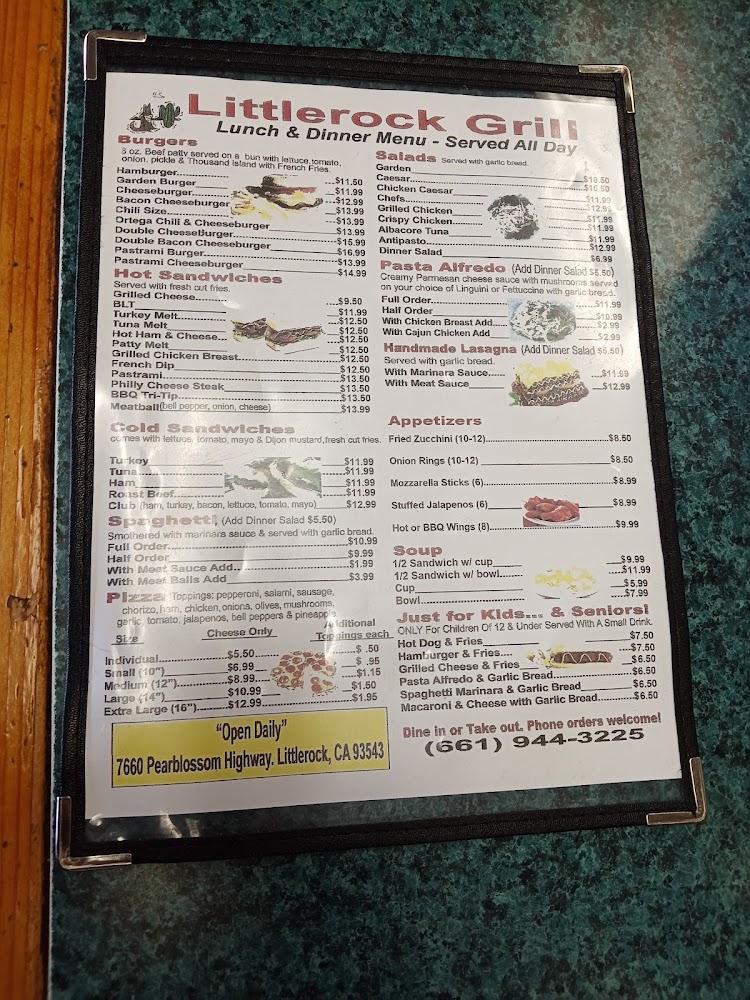 Littlerock Grill Menu image 3